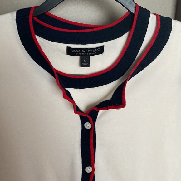 Ivory 2-piece Twinset from Banana Republic | Cotton Size L - Picture 8 of 10